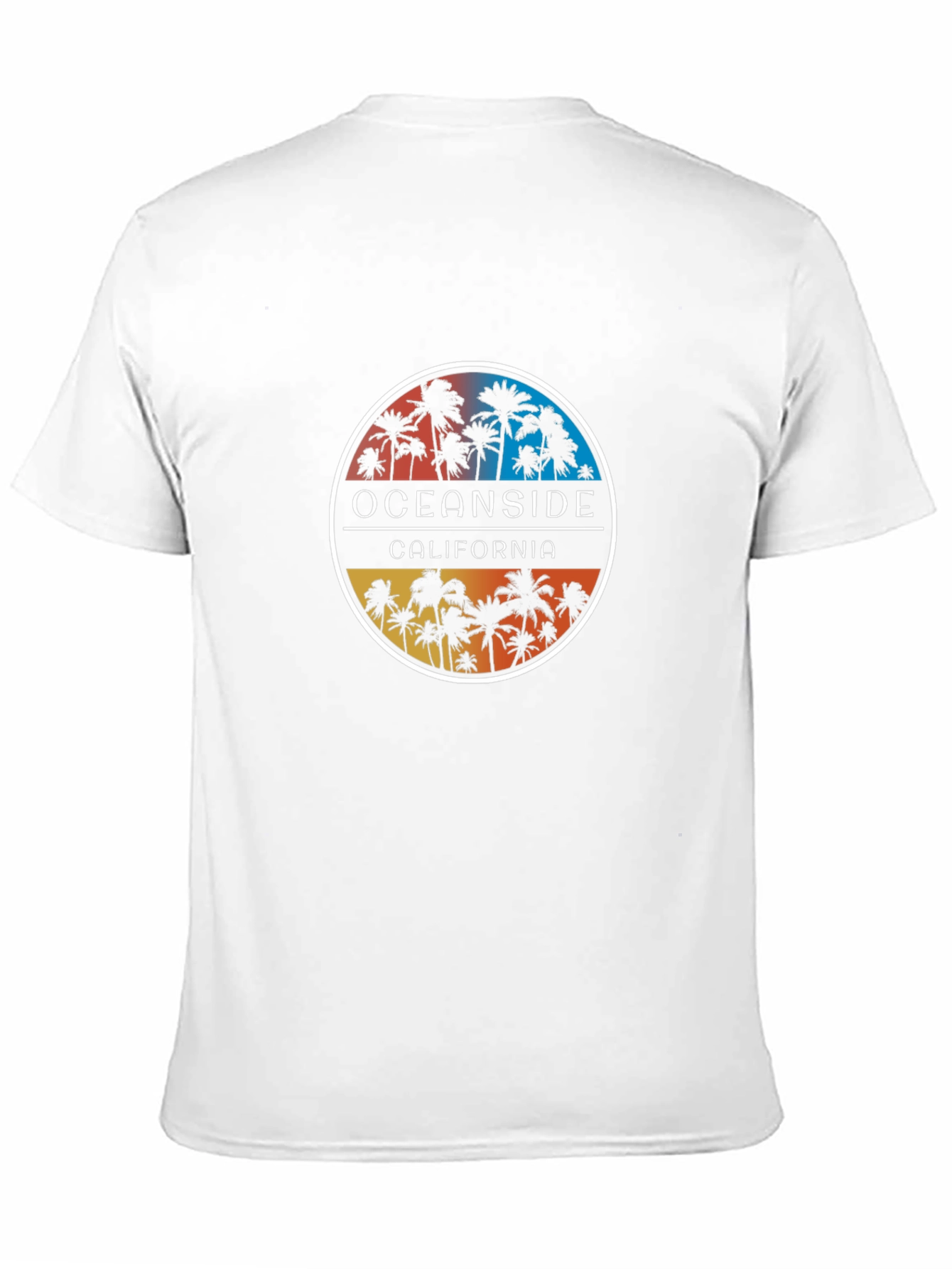 Oceanside California Palm Tree T-Shirt