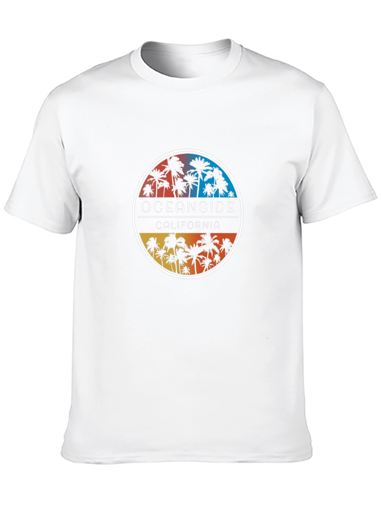 Oceanside California Palm Tree T-Shirt