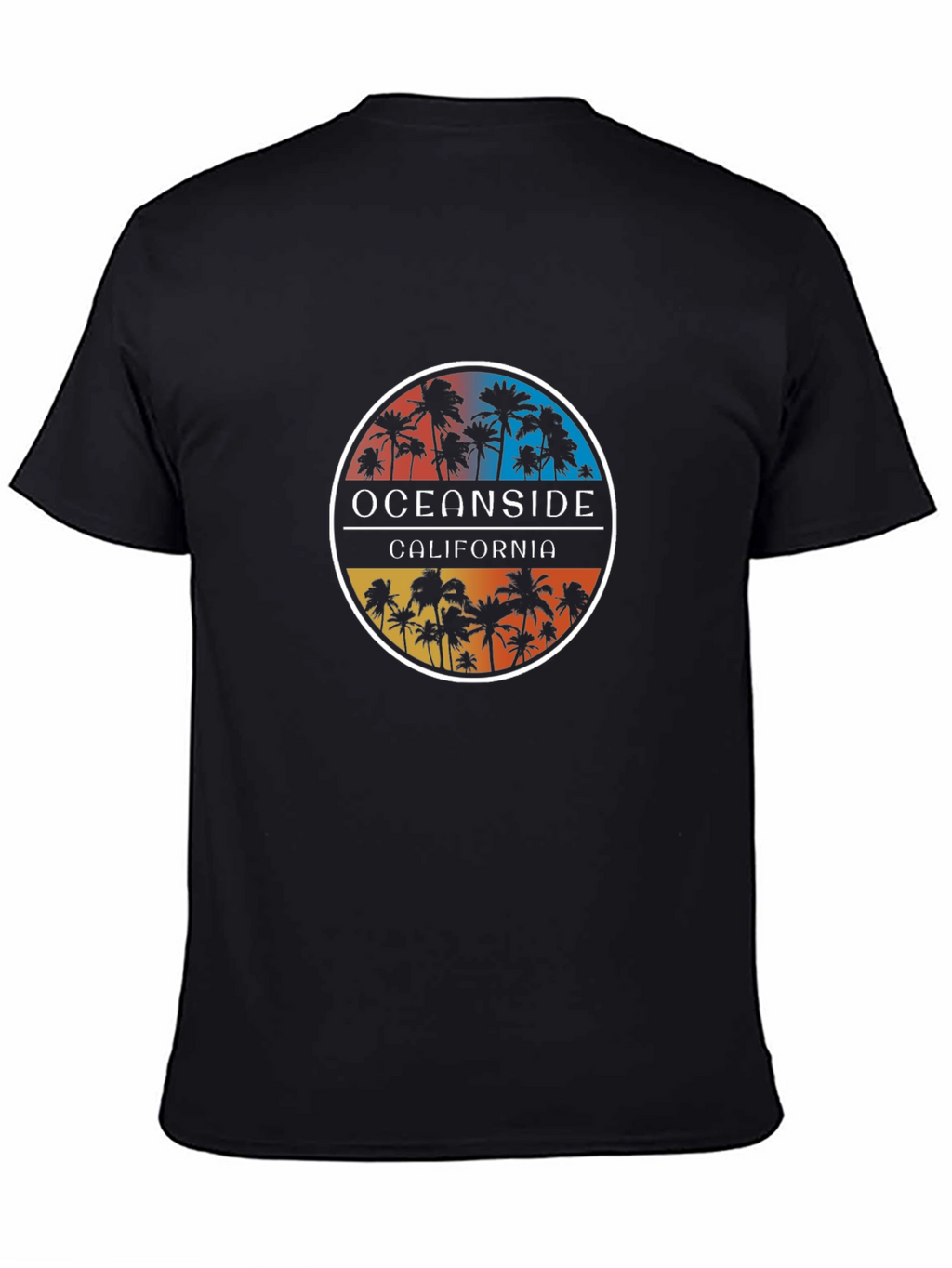 Oceanside California Palm Tree T-Shirt