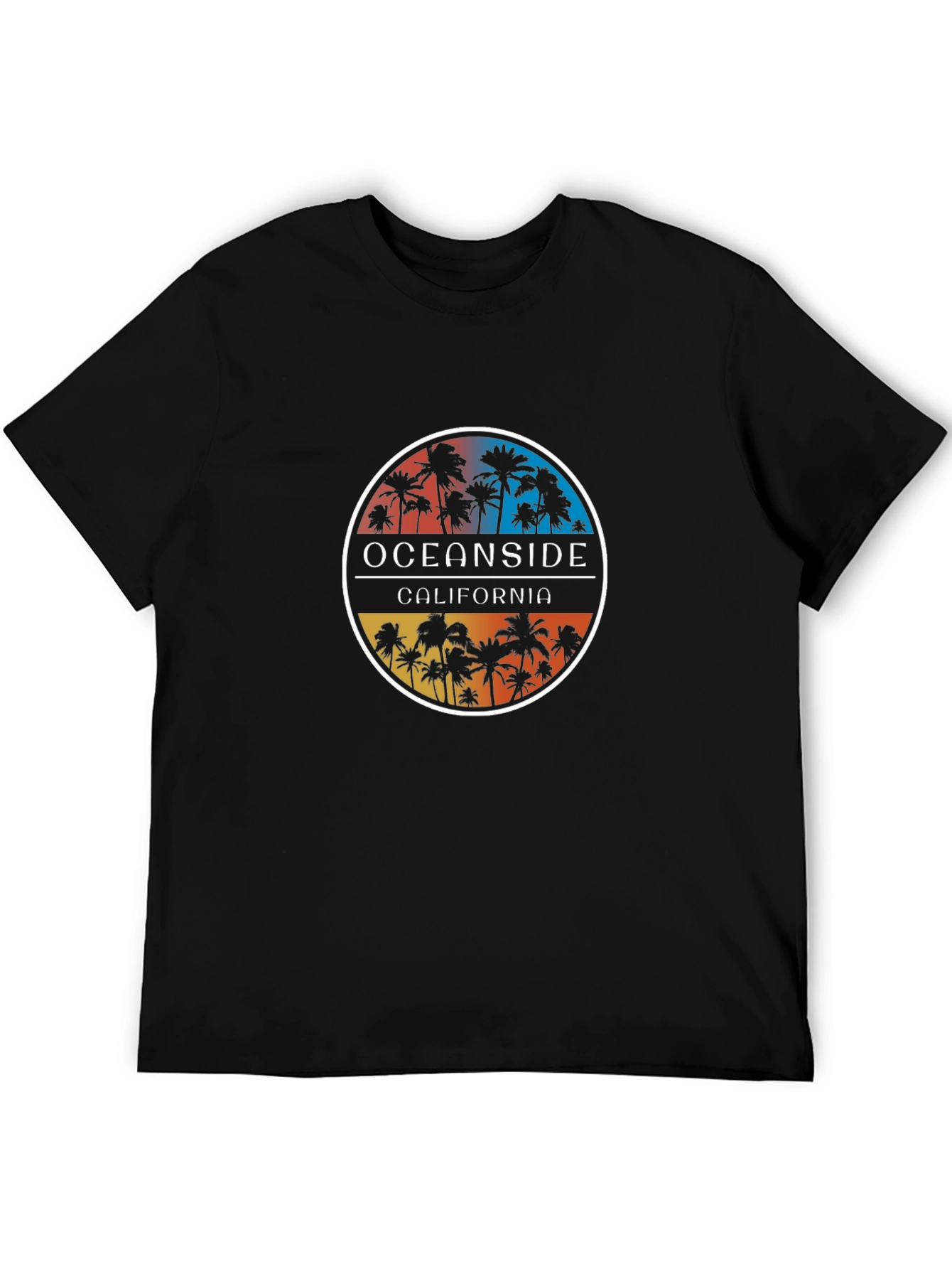 Oceanside California Palm Tree T-Shirt