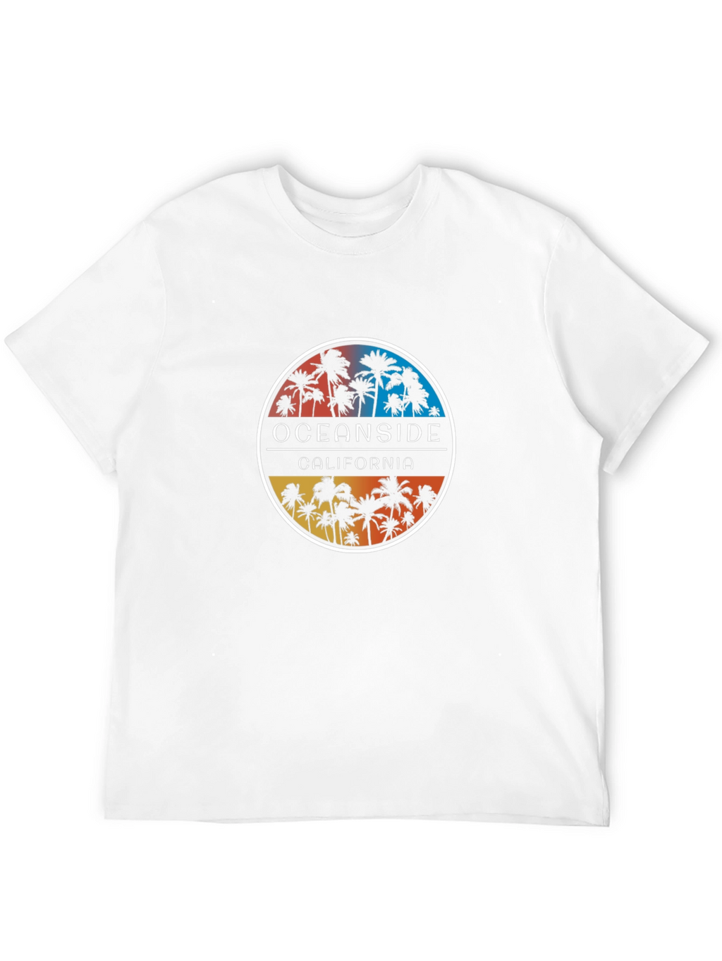 Oceanside California Palm Tree T-Shirt
