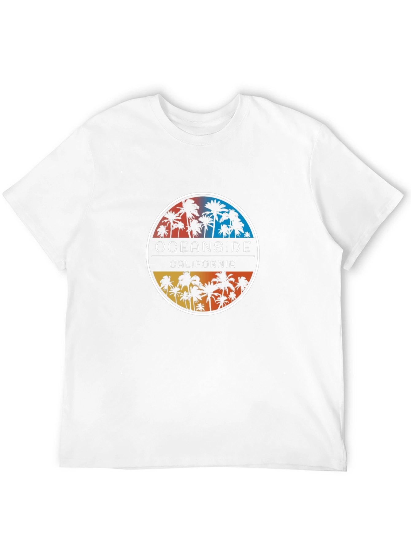 Oceanside California Palm Tree T-Shirt