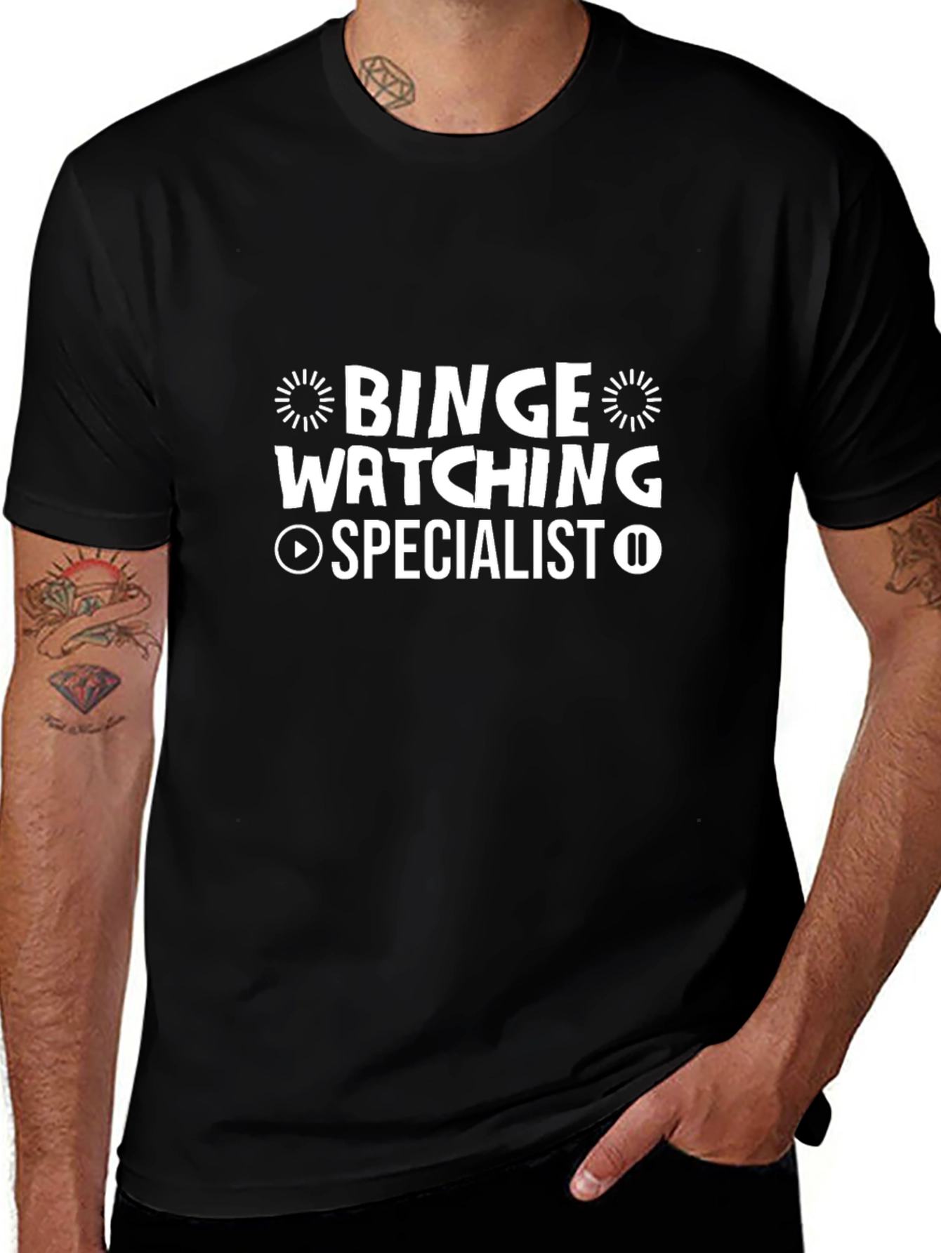 Binge Watching Specialist Graphic Tee