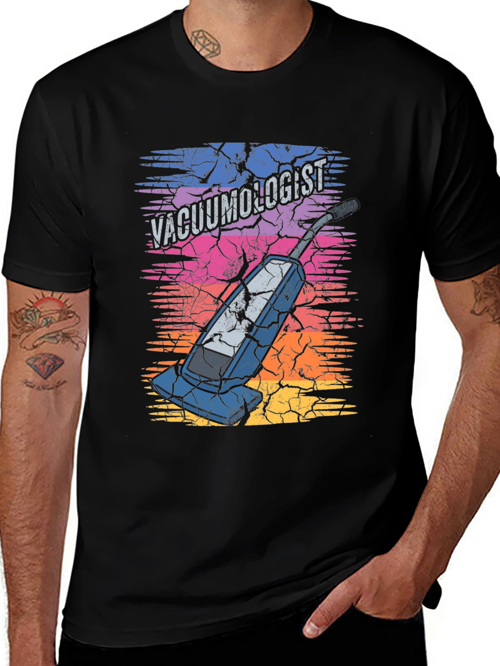 Vacuumologist Graphic Tee - Novelty T-Shirt