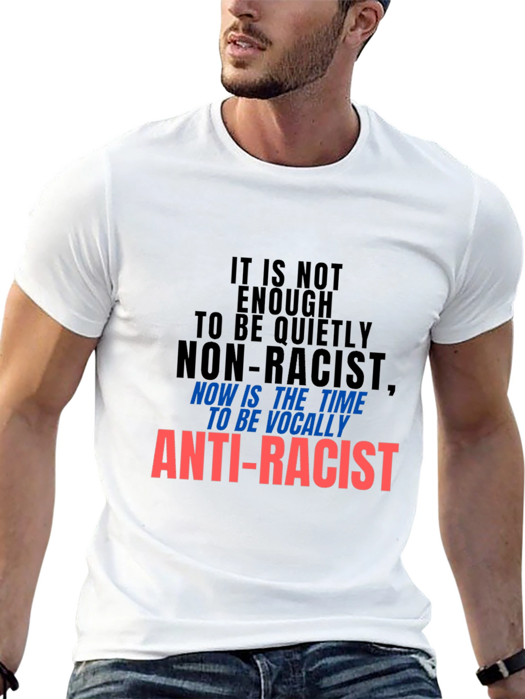 Anti-Racist Statement Graphic Tee