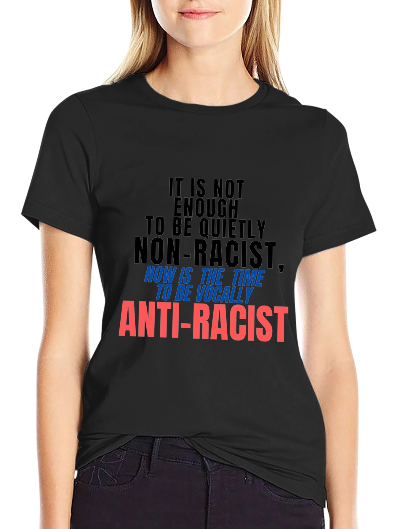 Anti-Racist Statement Graphic Tee