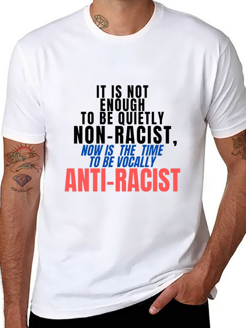 Anti-Racist Statement Graphic Tee