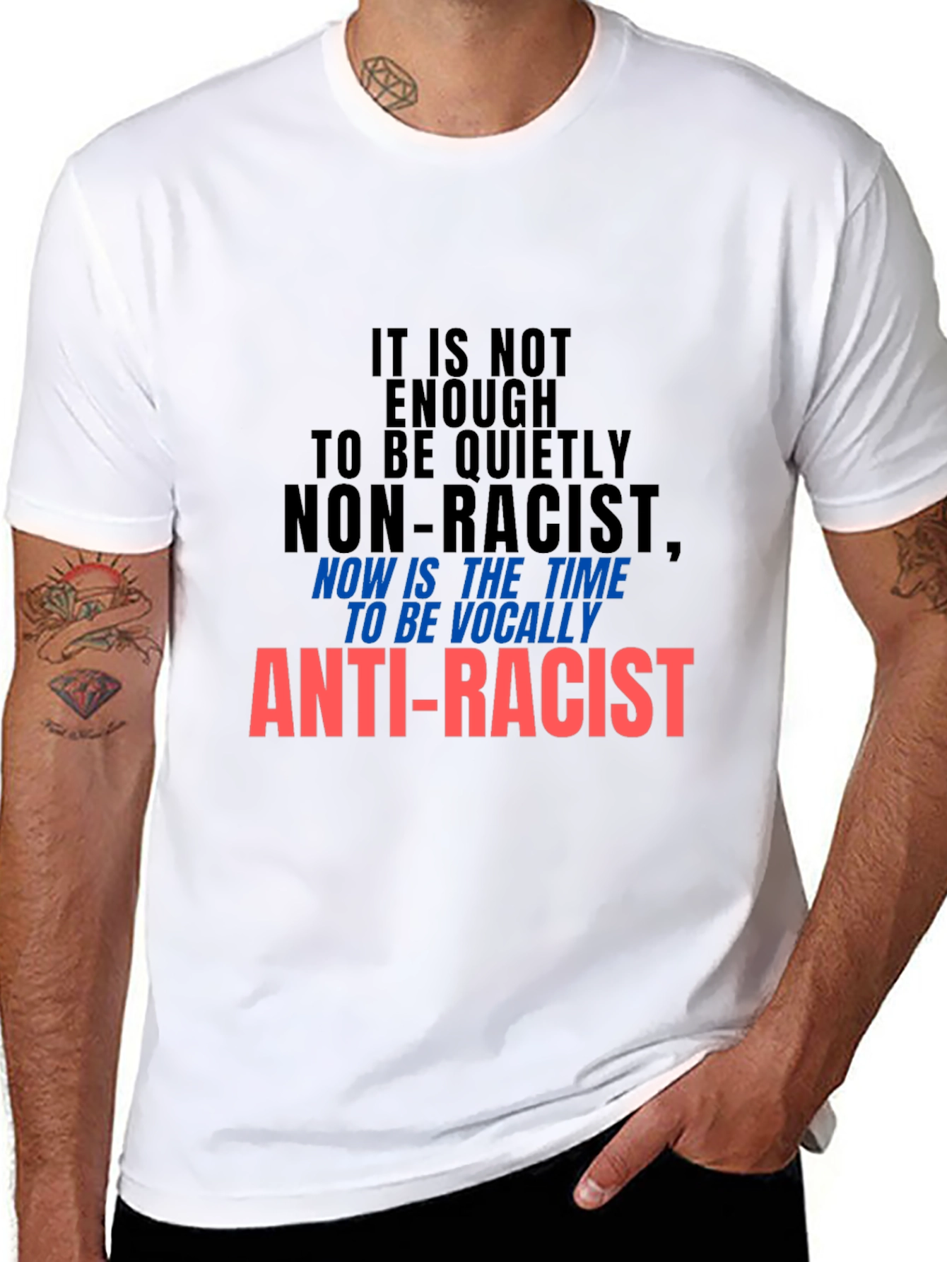 Anti-Racist Statement Graphic Tee
