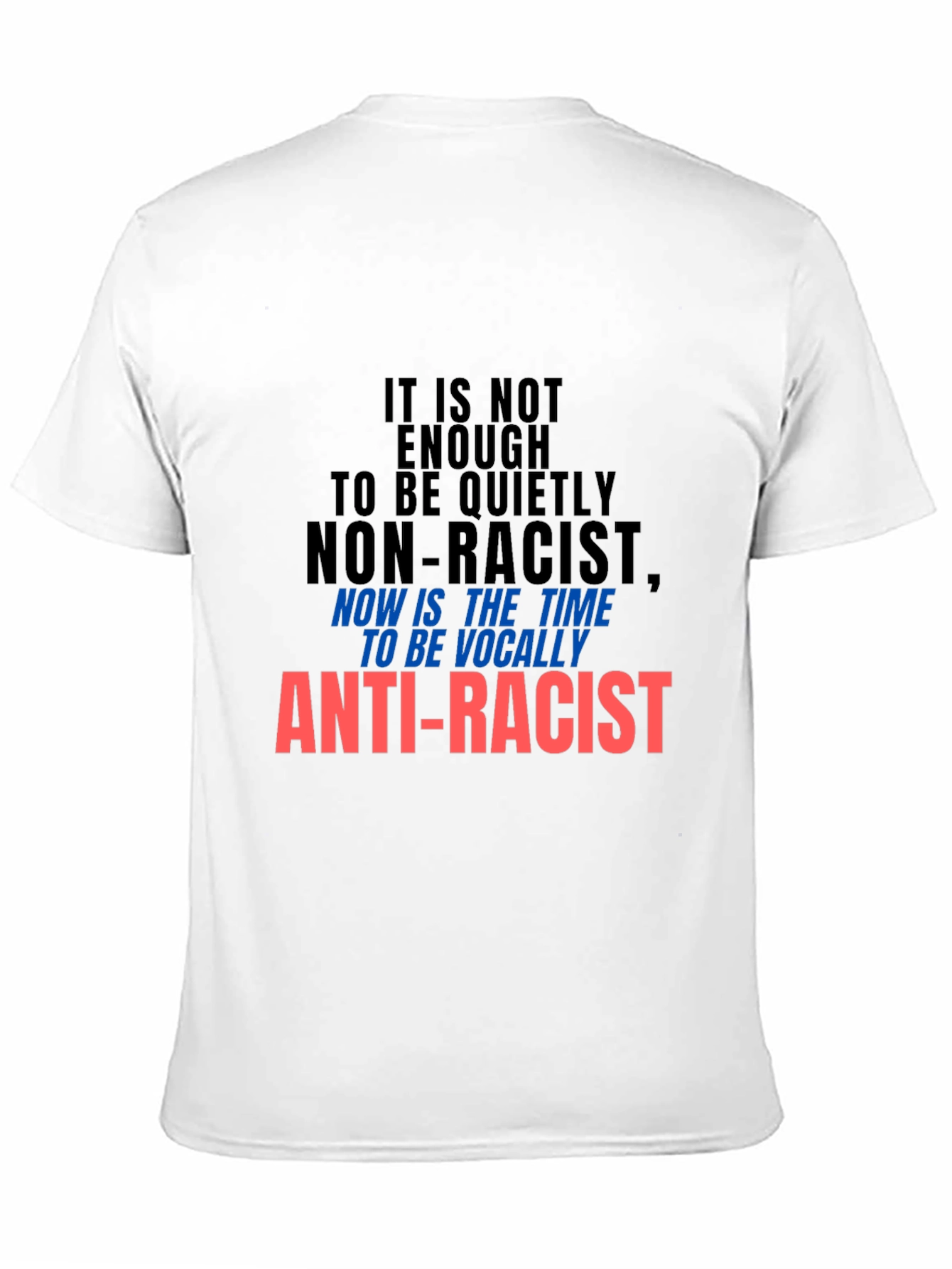Anti-Racist Statement Graphic Tee