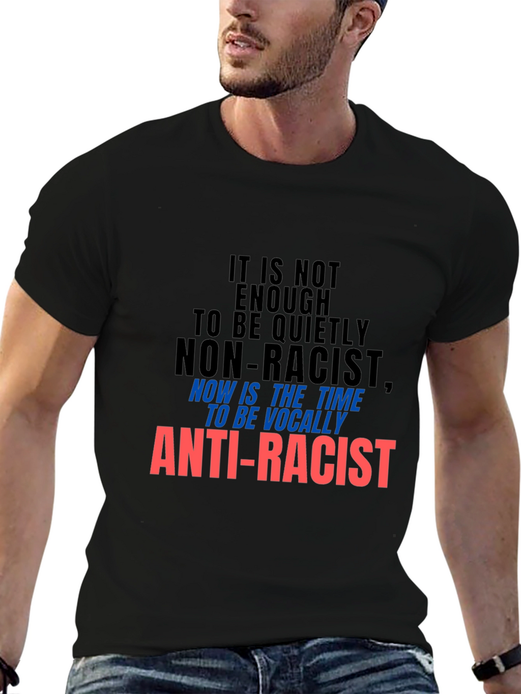 Anti-Racist Statement Graphic Tee