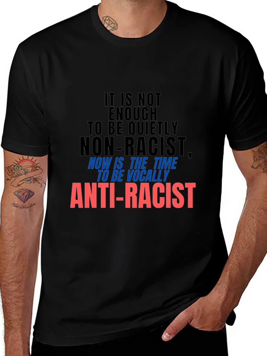 Anti-Racist Statement Graphic Tee