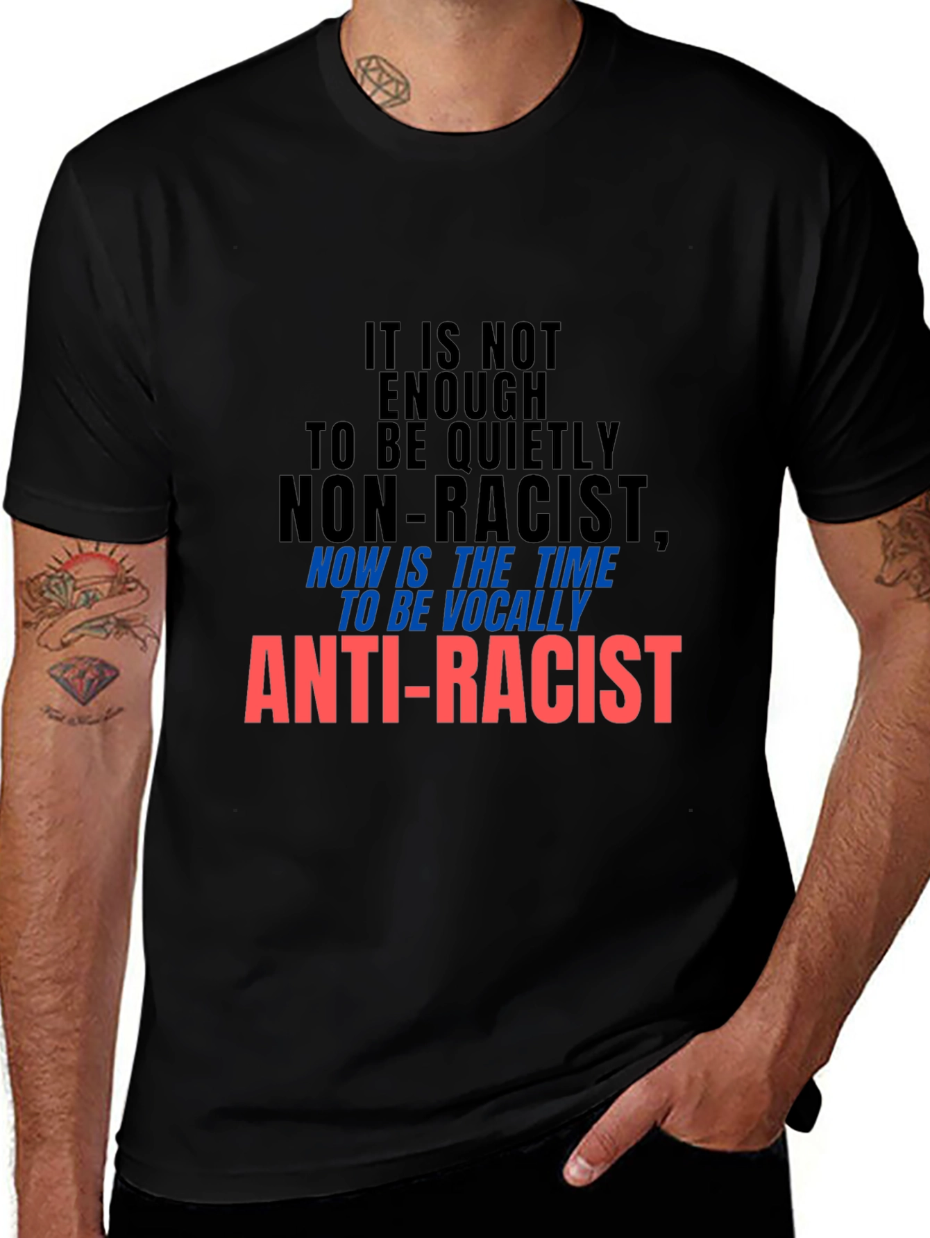 Anti-Racist Statement Graphic Tee