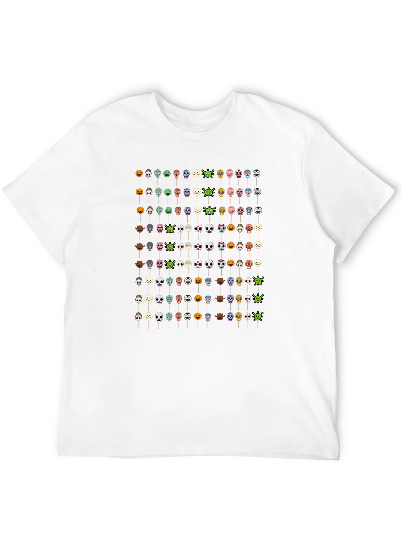 Emoji Faces Black T-Shirt Novelty