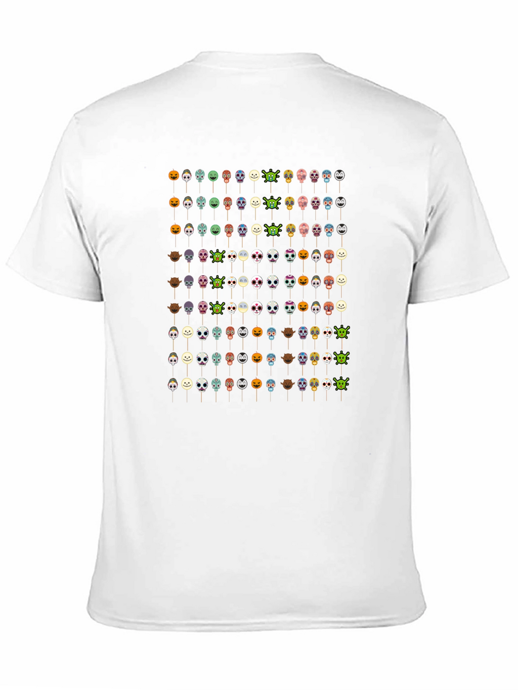 Emoji Faces Black T-Shirt Novelty