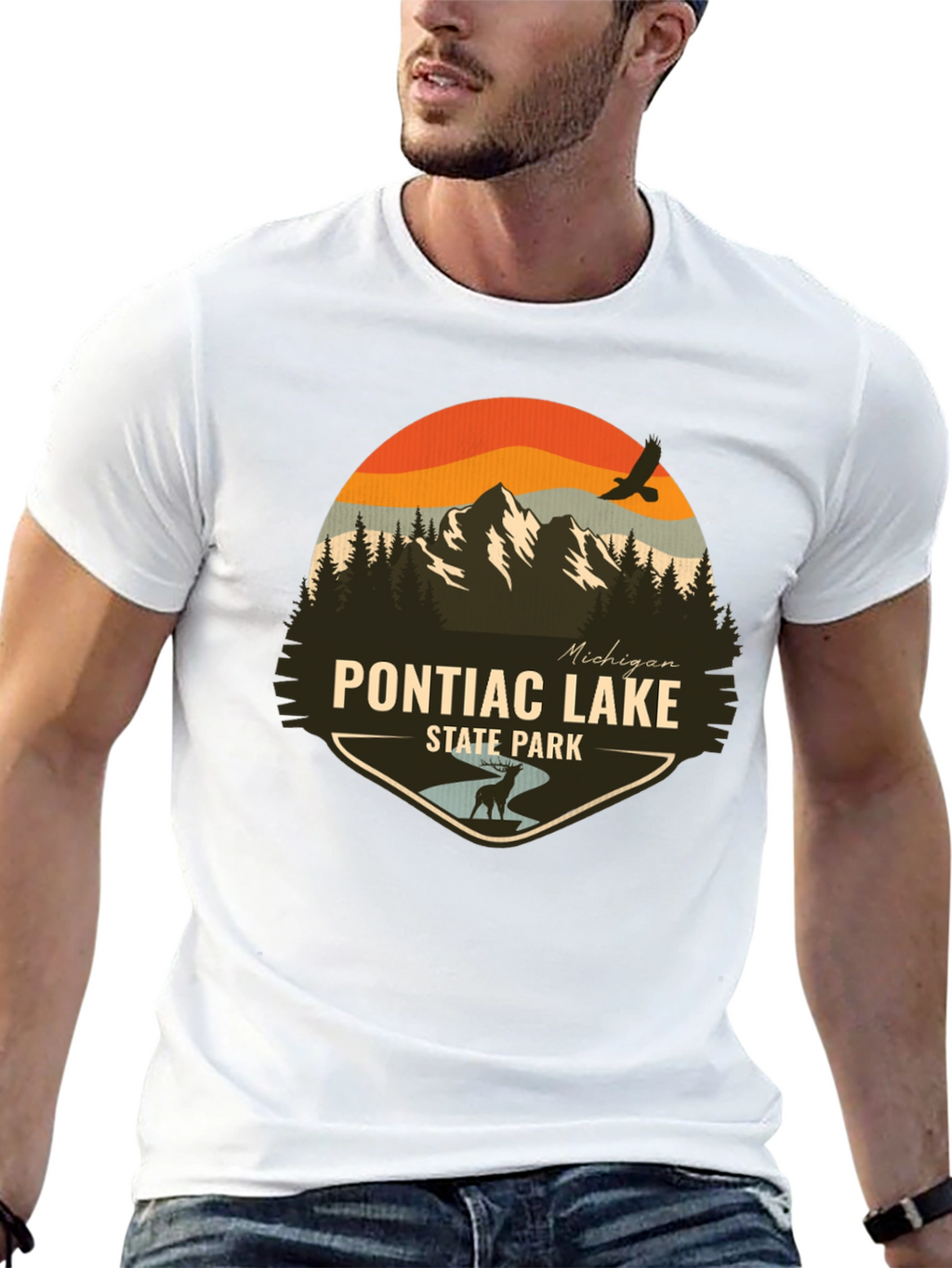 Pontiac Lake State Park Michigan T-Shirt