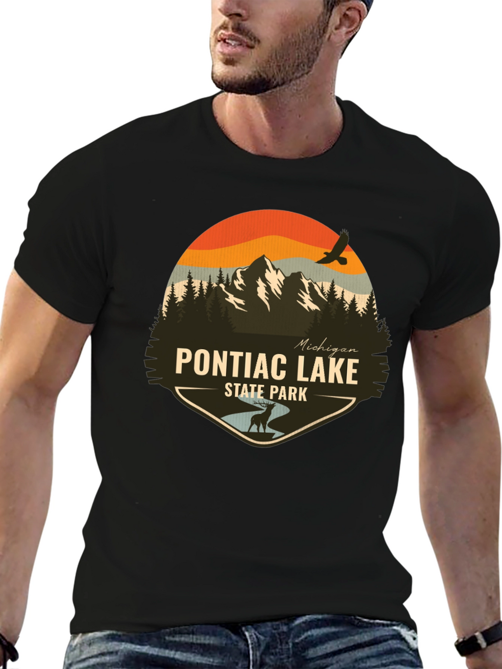 Pontiac Lake State Park Michigan T-Shirt