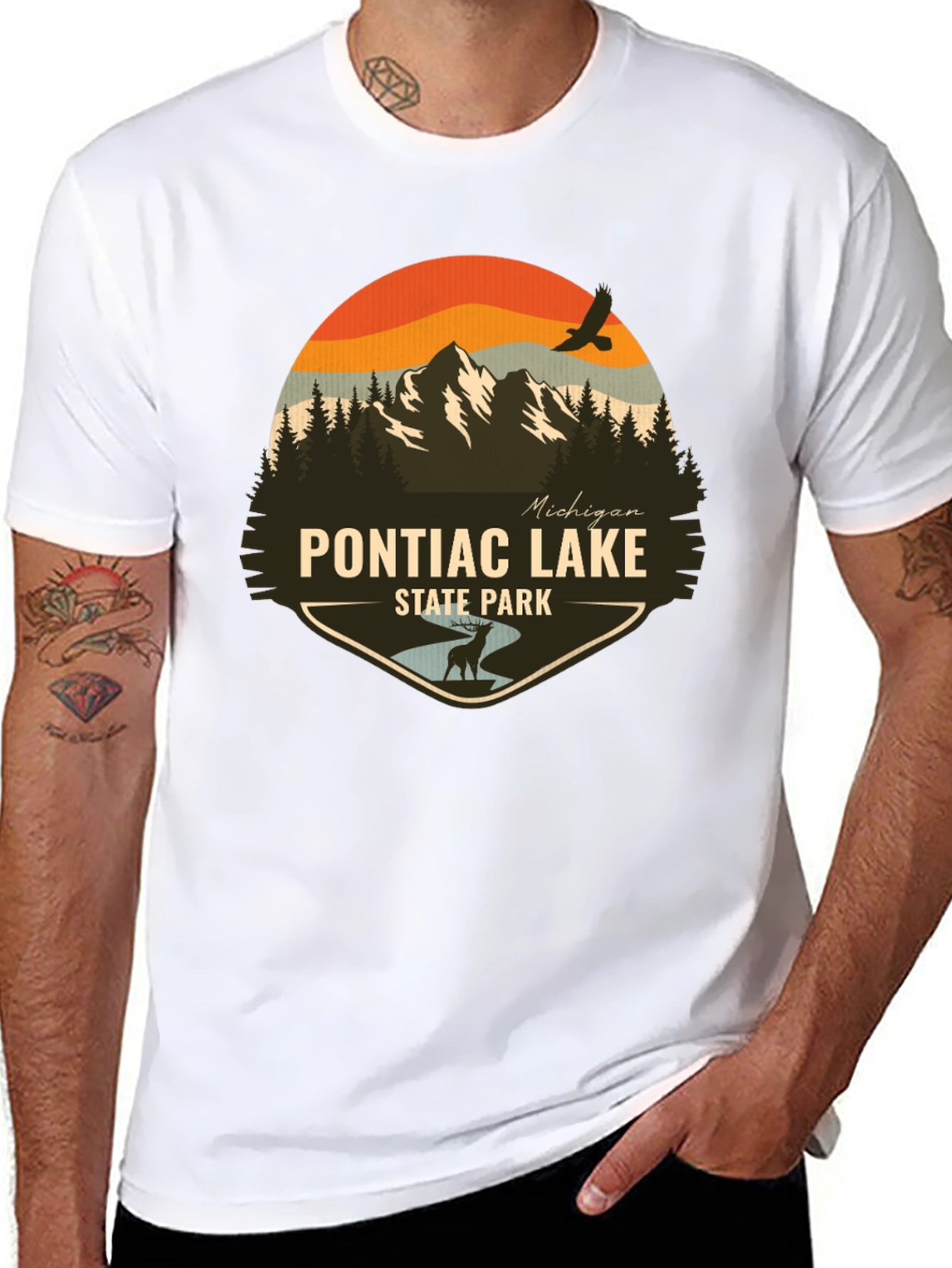 Pontiac Lake State Park Michigan T-Shirt