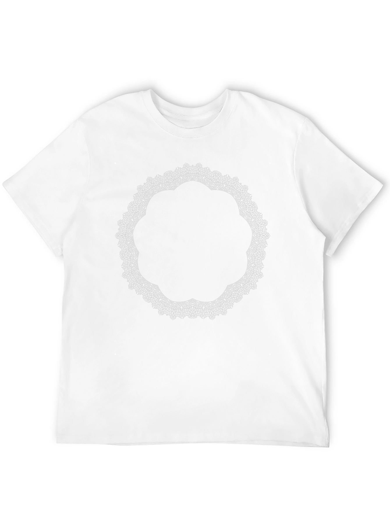 Black Mandala Graphic T-Shirt - Casual Style