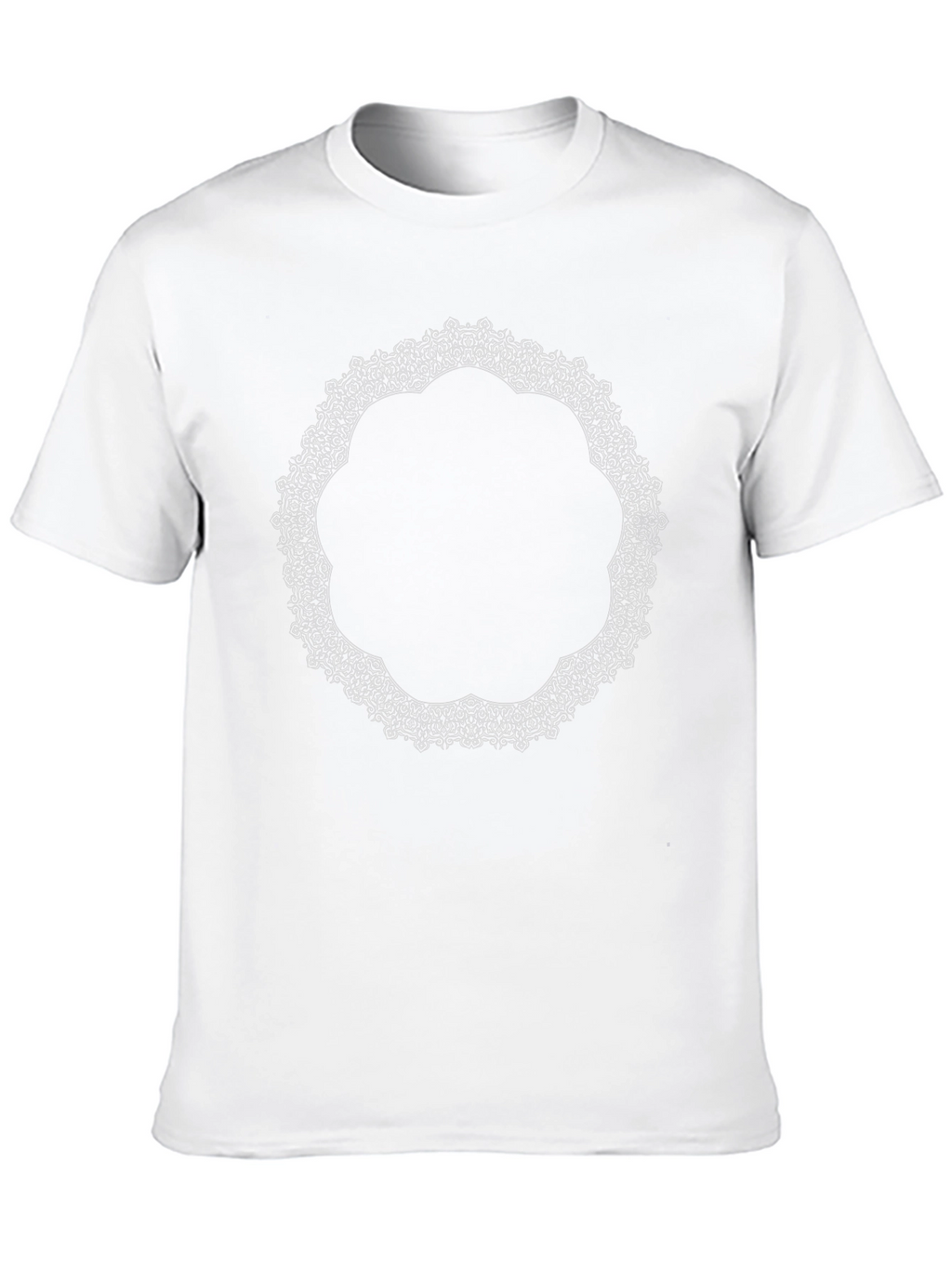 Black Mandala Graphic T-Shirt - Casual Style