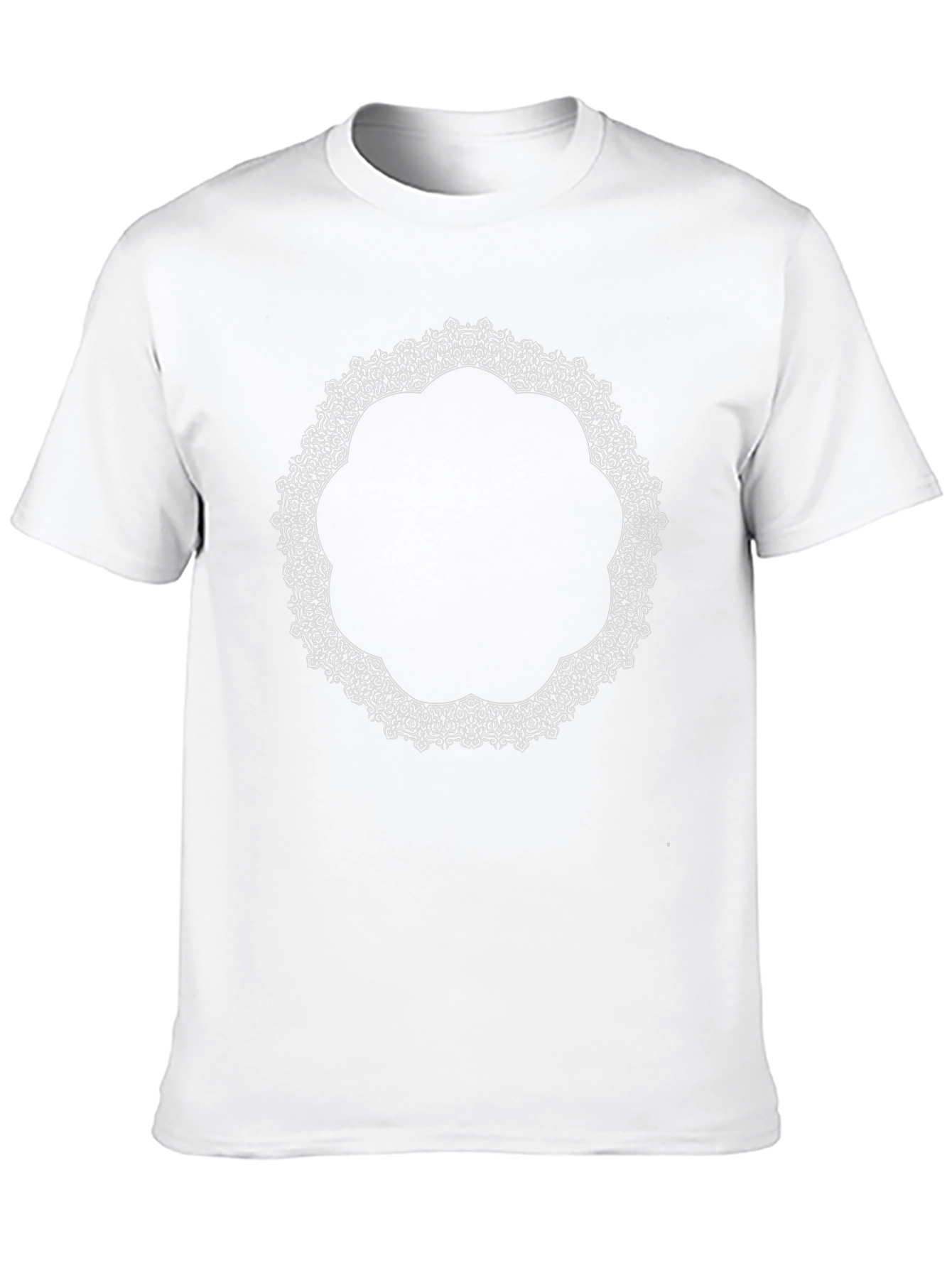 Black Mandala Graphic T-Shirt - Casual Style