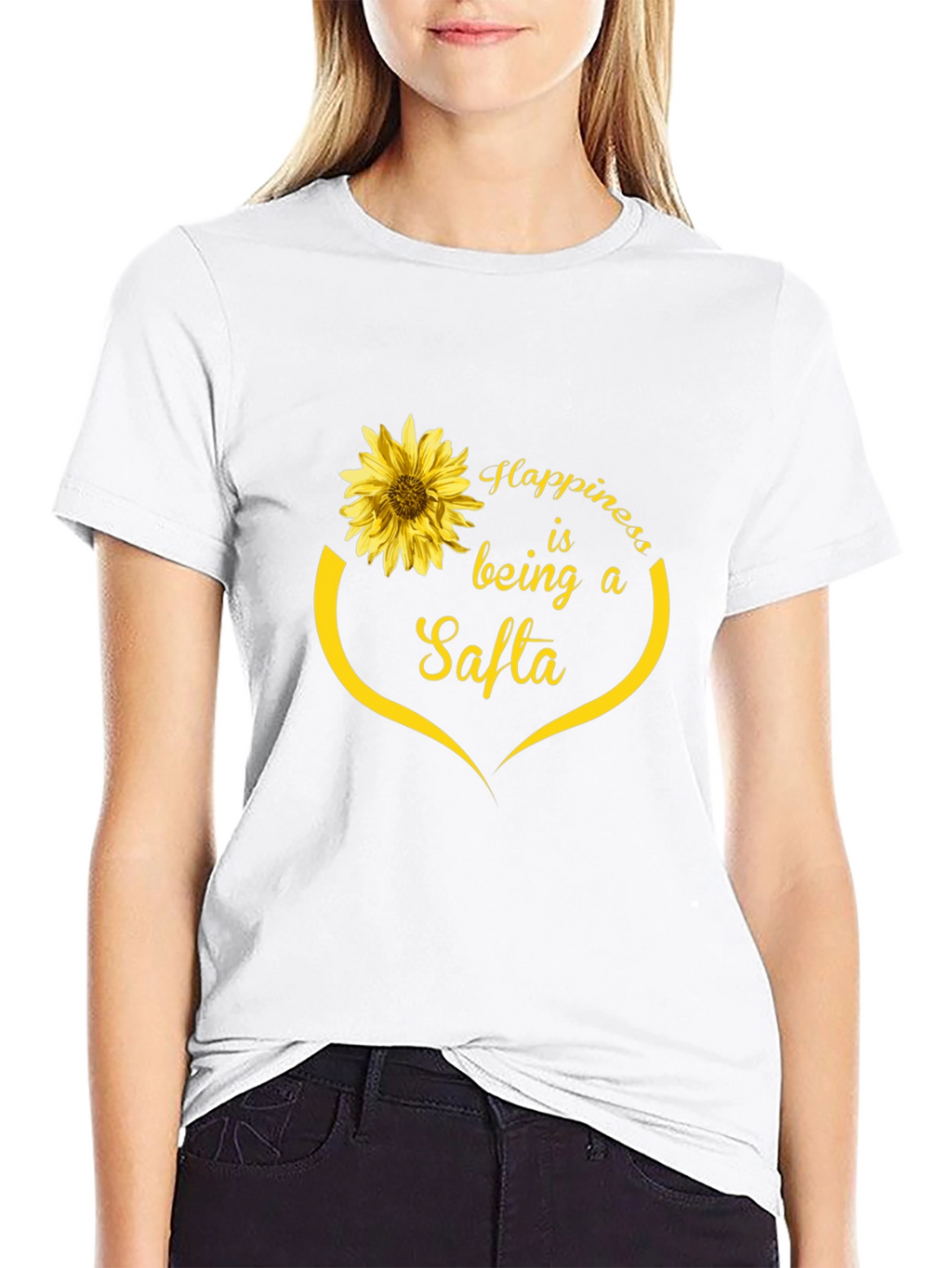 Sunflower Happiness Safta T-Shirt