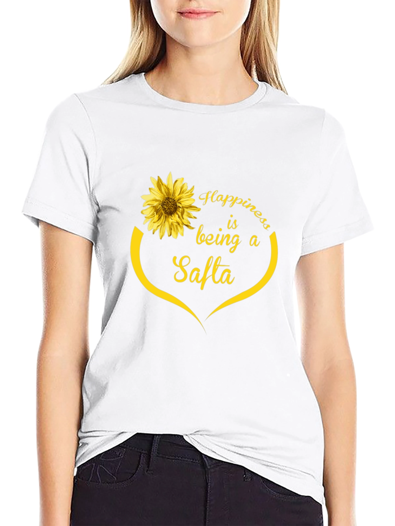 Sunflower Happiness Safta T-Shirt