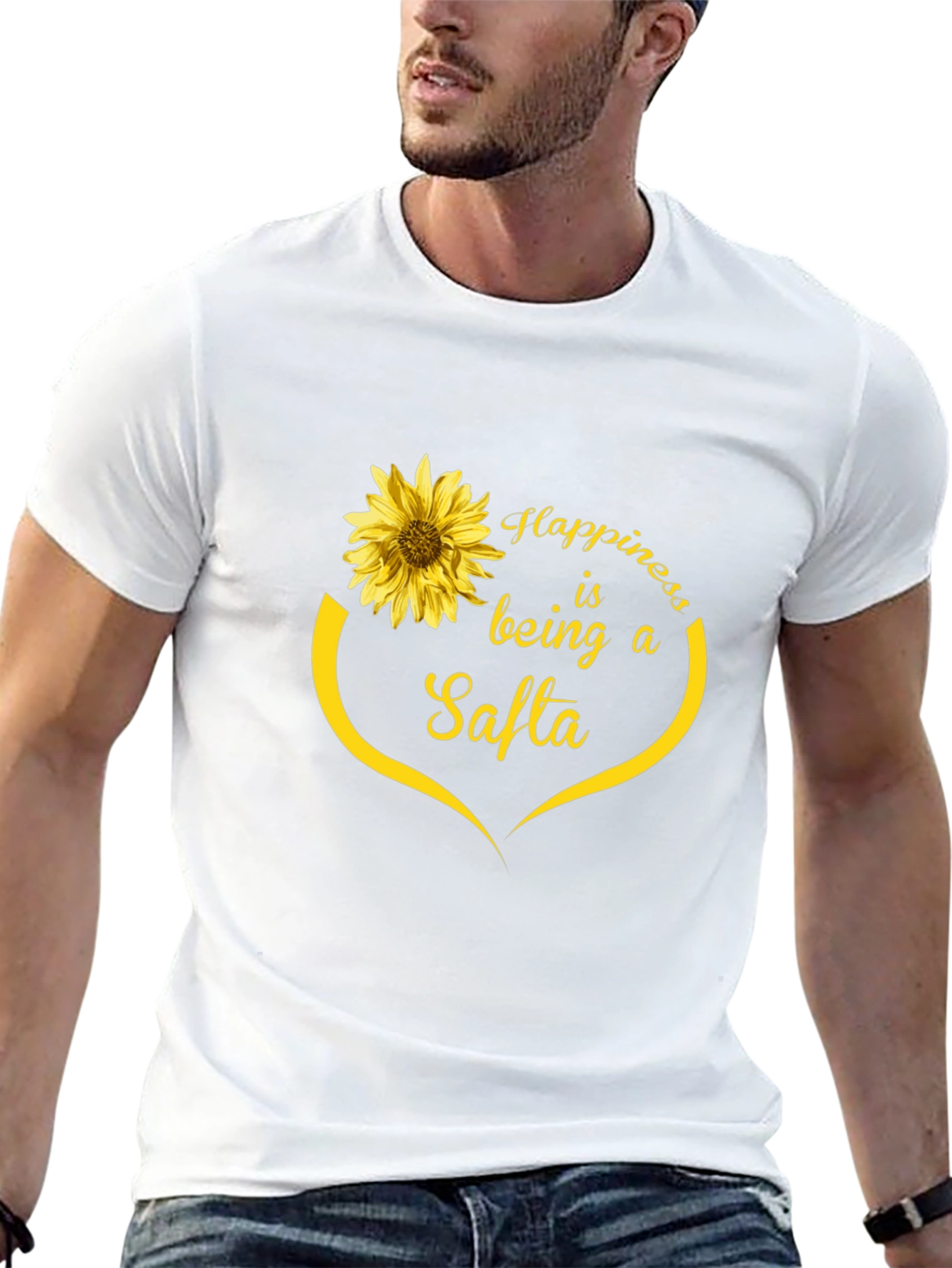 Sunflower Happiness Safta T-Shirt