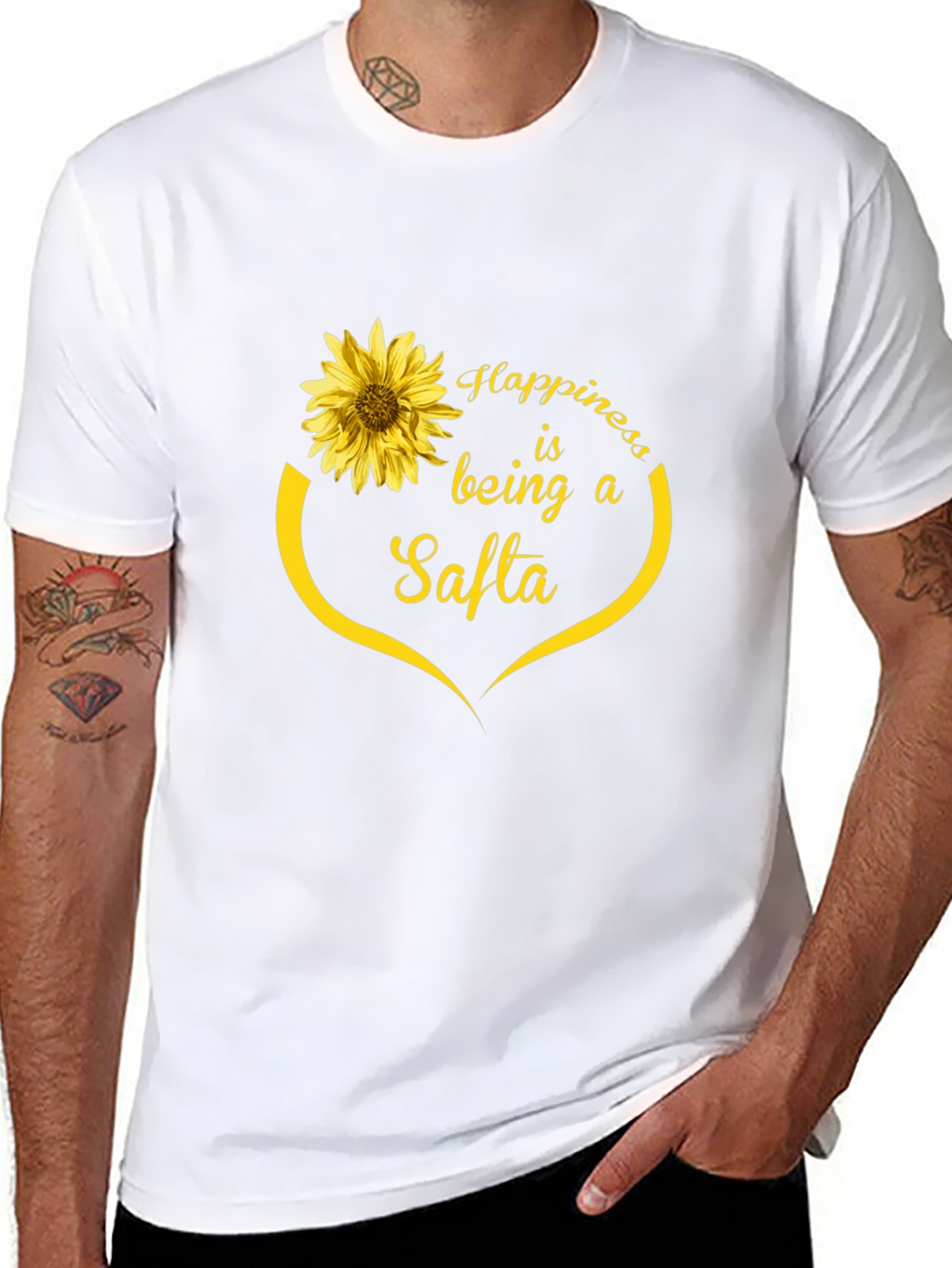 Sunflower Happiness Safta T-Shirt