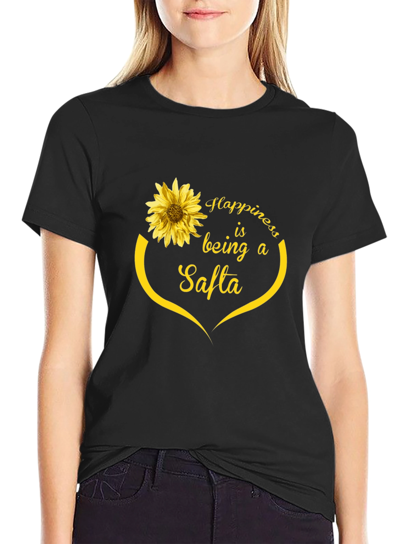 Sunflower Happiness Safta T-Shirt