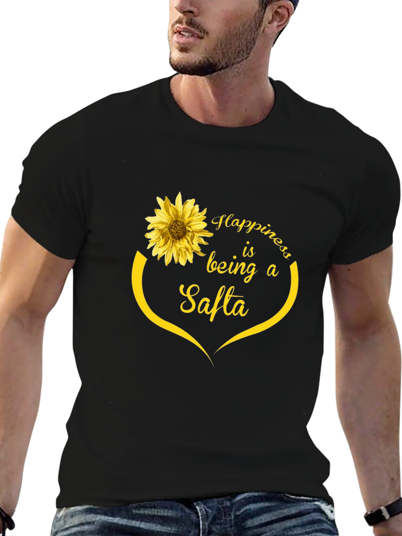 Sunflower Happiness Safta T-Shirt