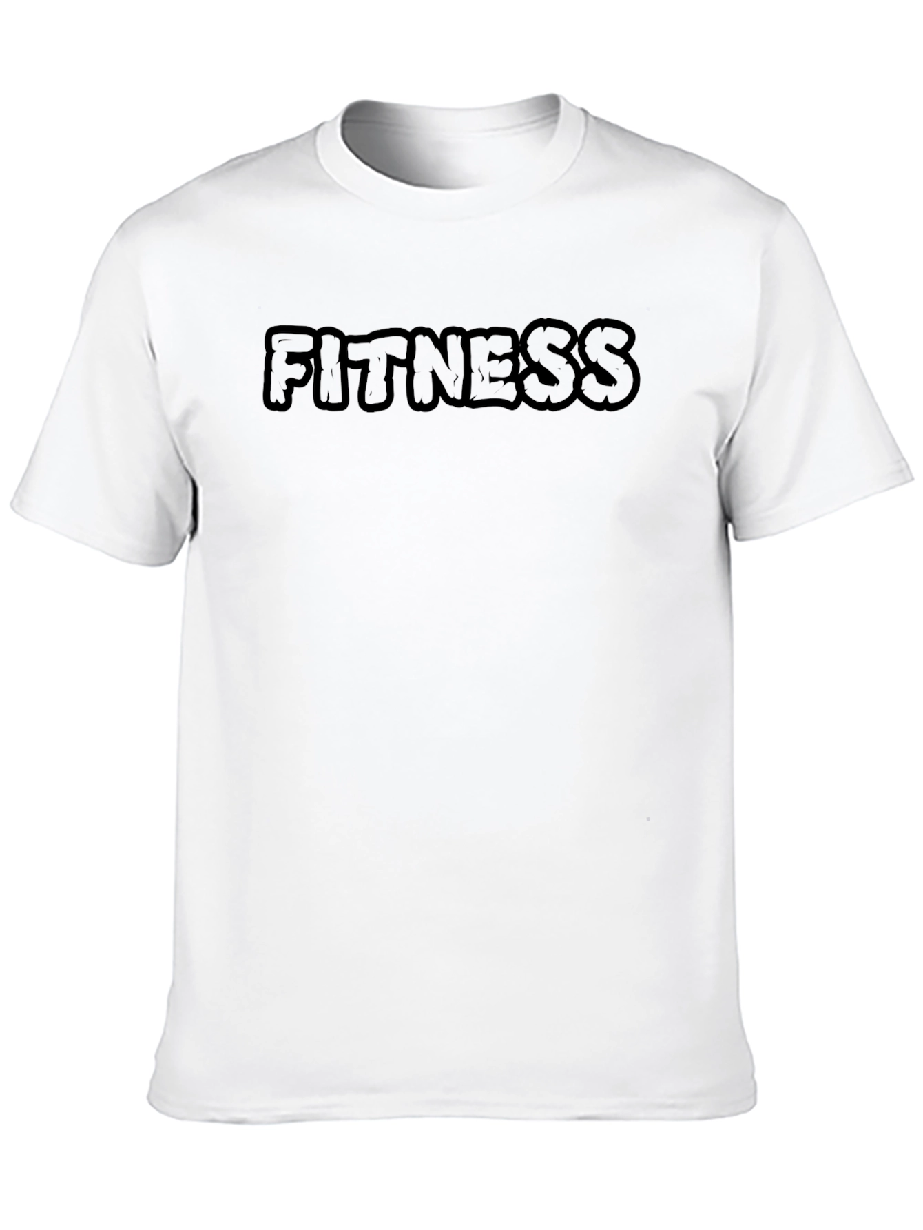 Fitness Graphic T-Shirt - Black Gym Tee