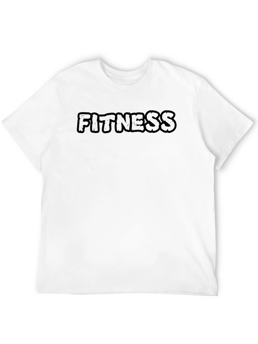 Fitness Graphic T-Shirt - Black Gym Tee