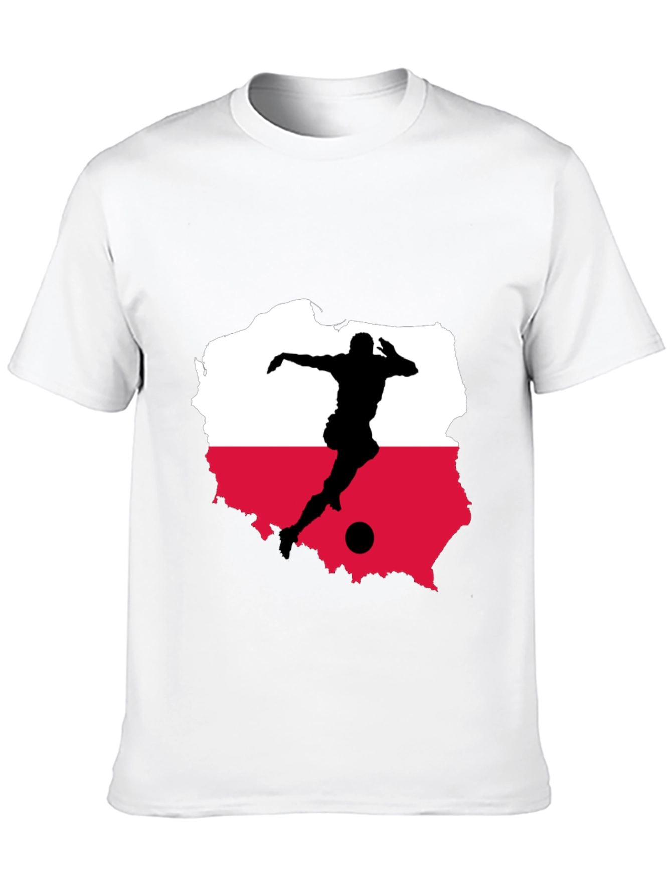 Poland Soccer Black Tee - Show Your Pride!