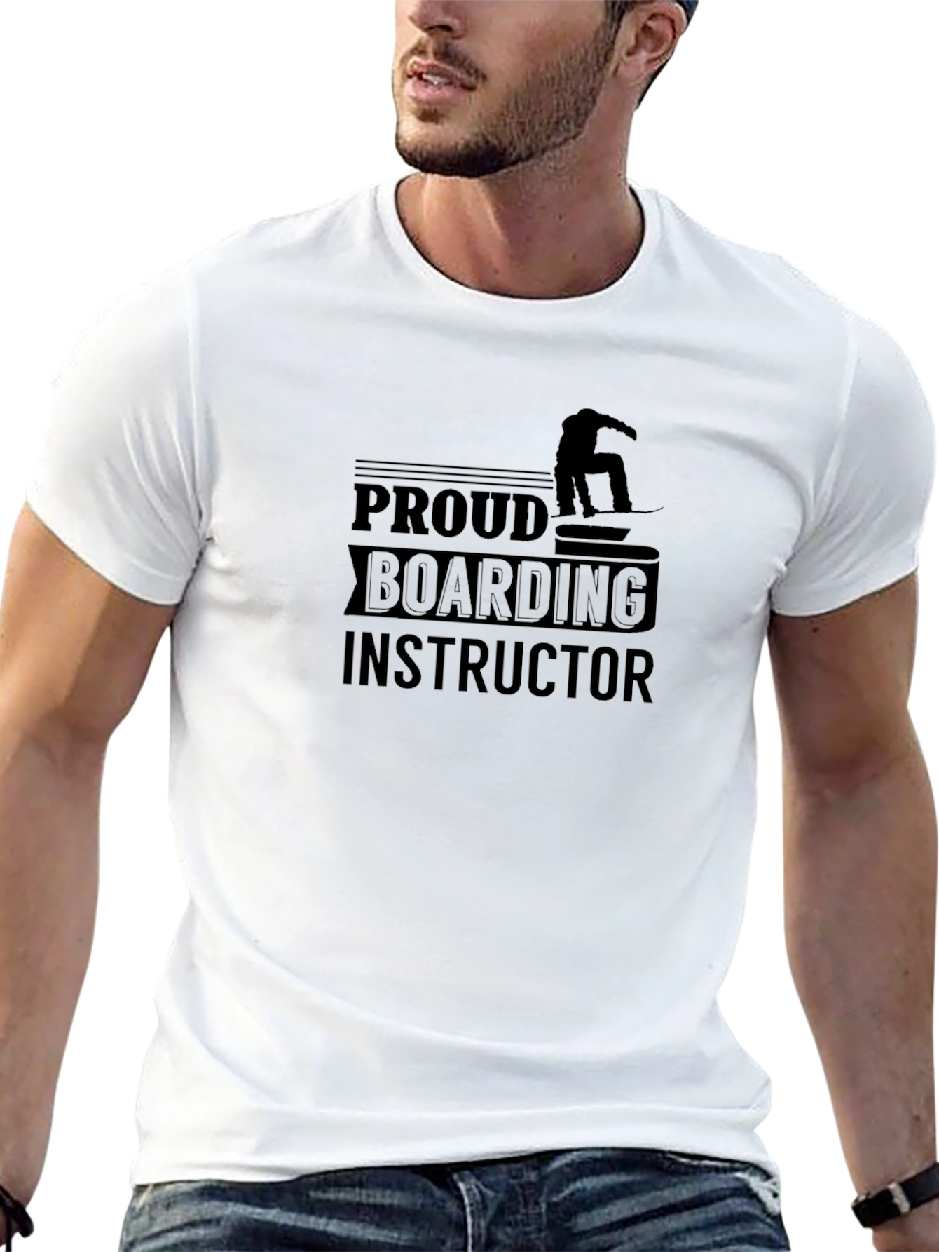 Proud Boarding Instructor T-Shirt - Snowboard Design