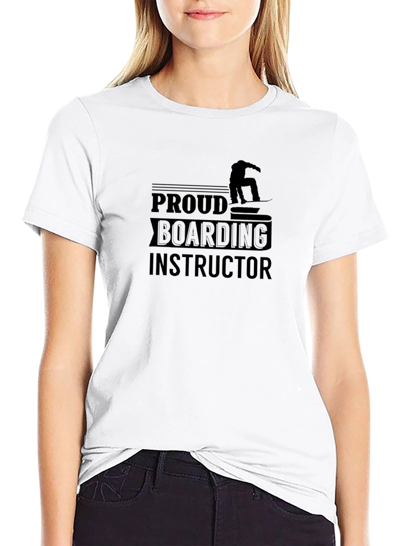 Proud Boarding Instructor T-Shirt - Snowboard Design