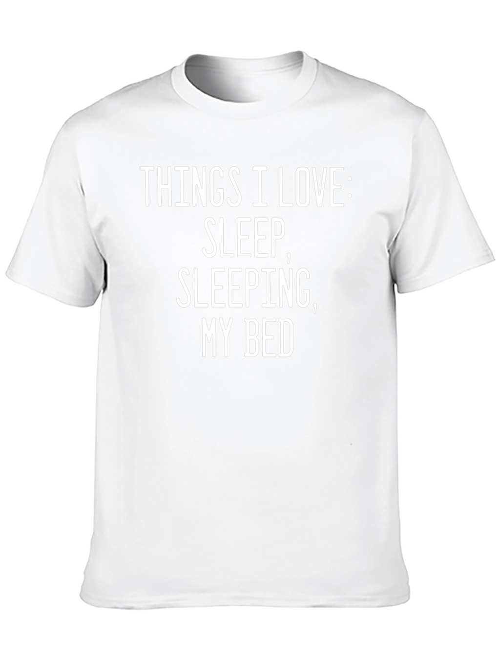 Funny Sleep Lover Black T-Shirt