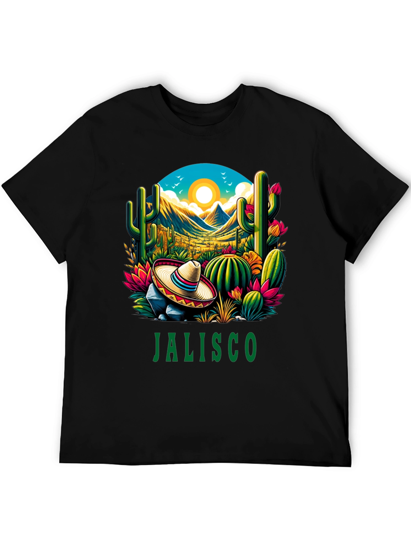Jalisco T-Shirt - Desert Cactus Design