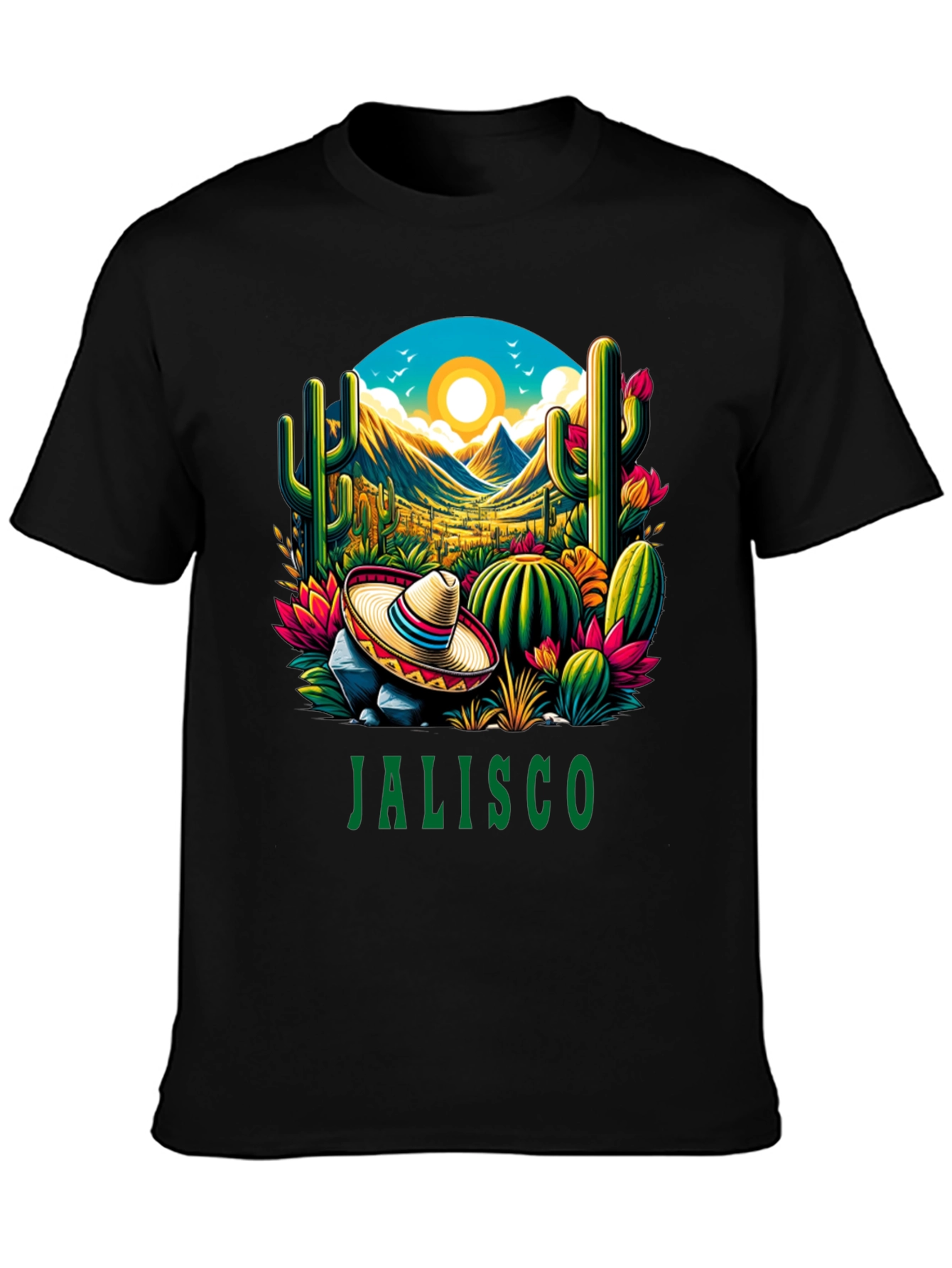 Jalisco T-Shirt - Desert Cactus Design
