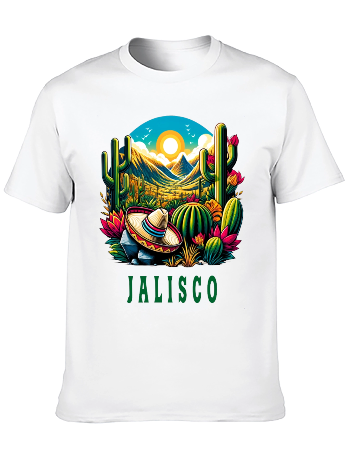 Jalisco T-Shirt - Desert Cactus Design