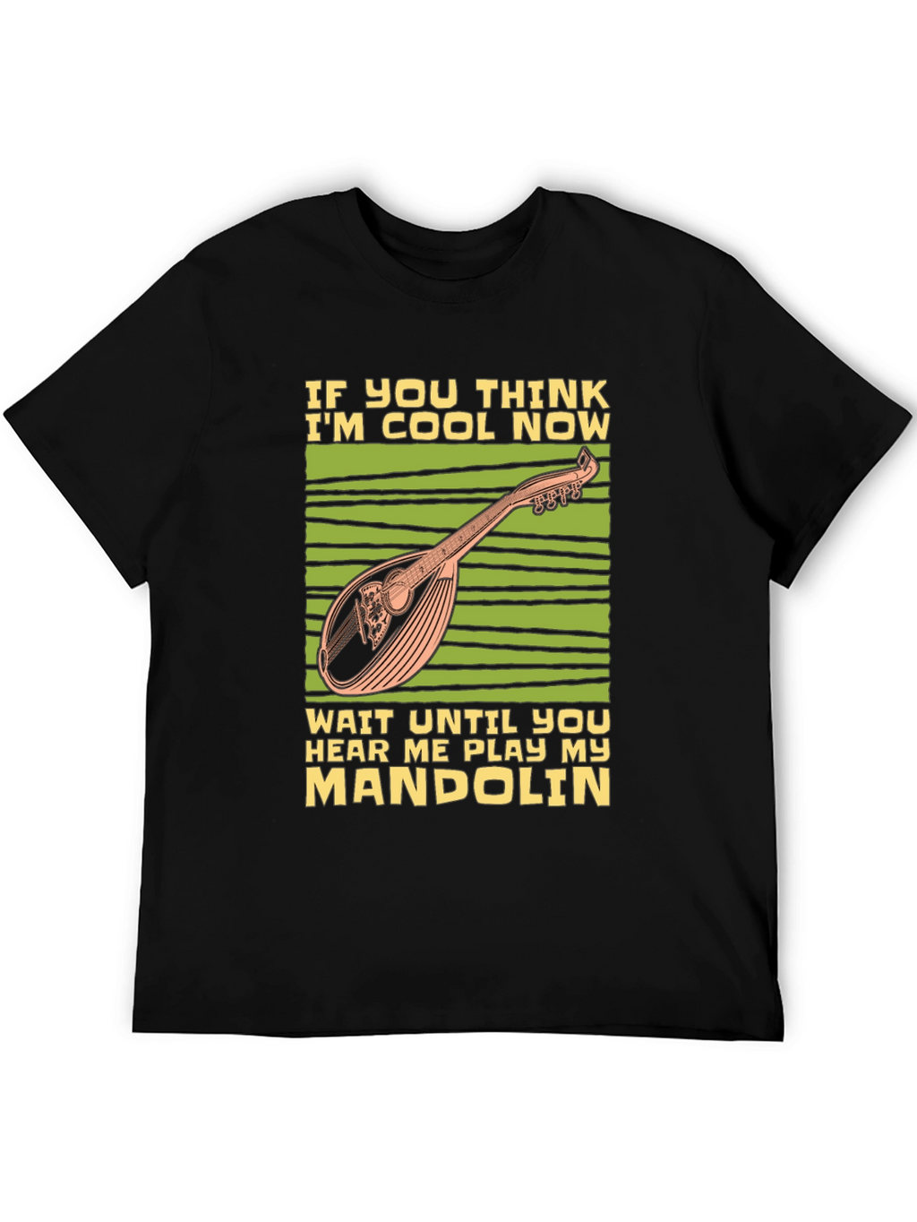 Cool Mandolin Player T-Shirt