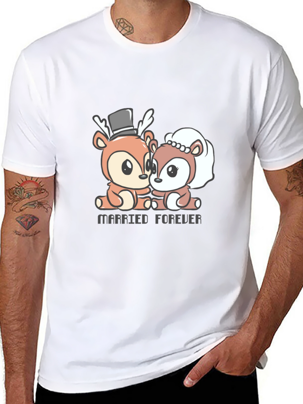 Married Forever Deer T-Shirt