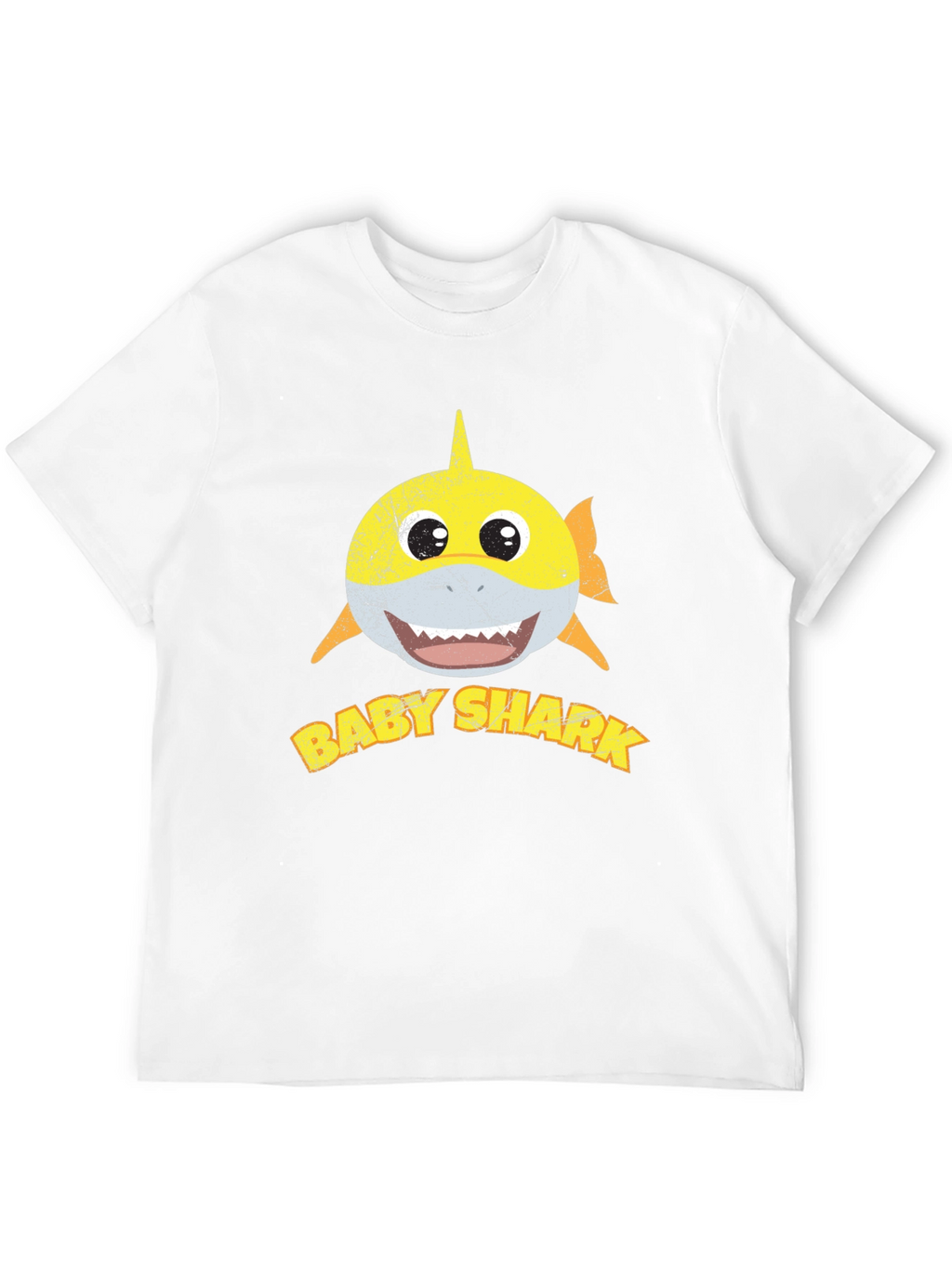 Baby Shark Graphic Print Mens T-Shirt