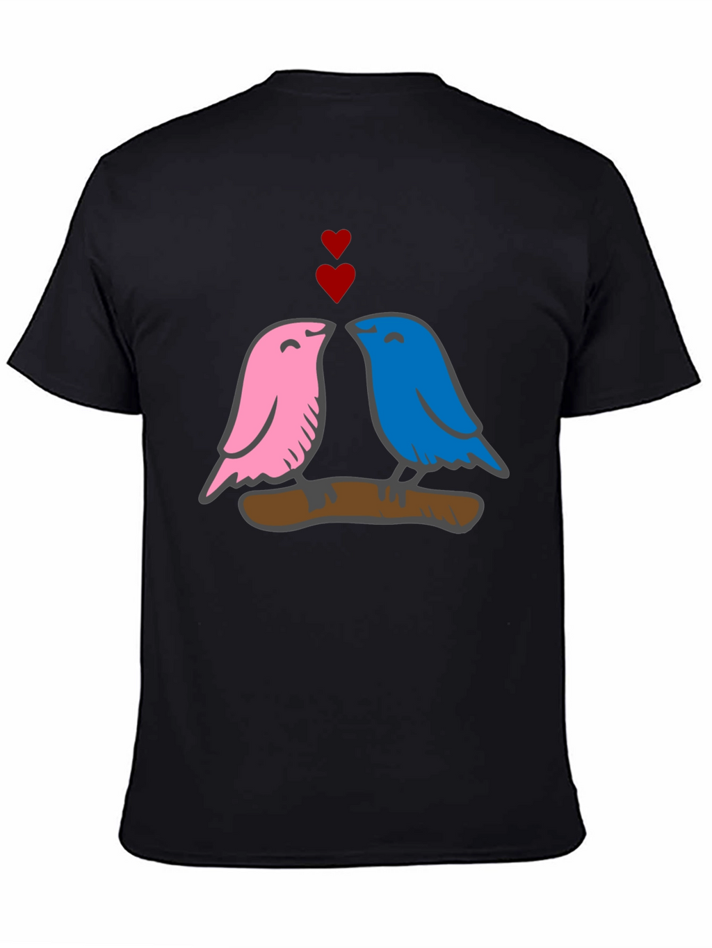Love Birds Graphic Tee - Soft Cotton Blend