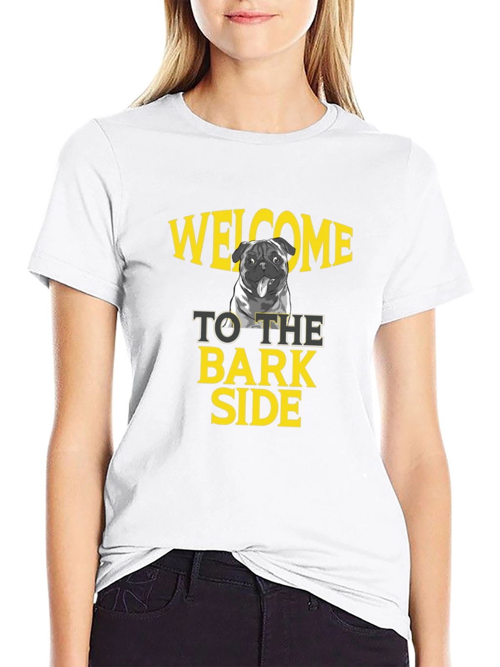 Welcome to the Bark Side Pug Tee