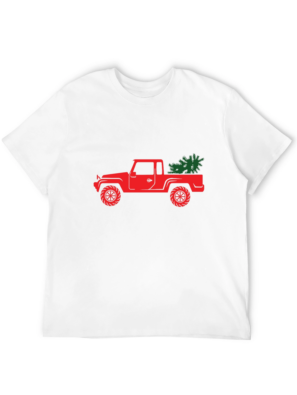 Red Truck Christmas Tree T-Shirt