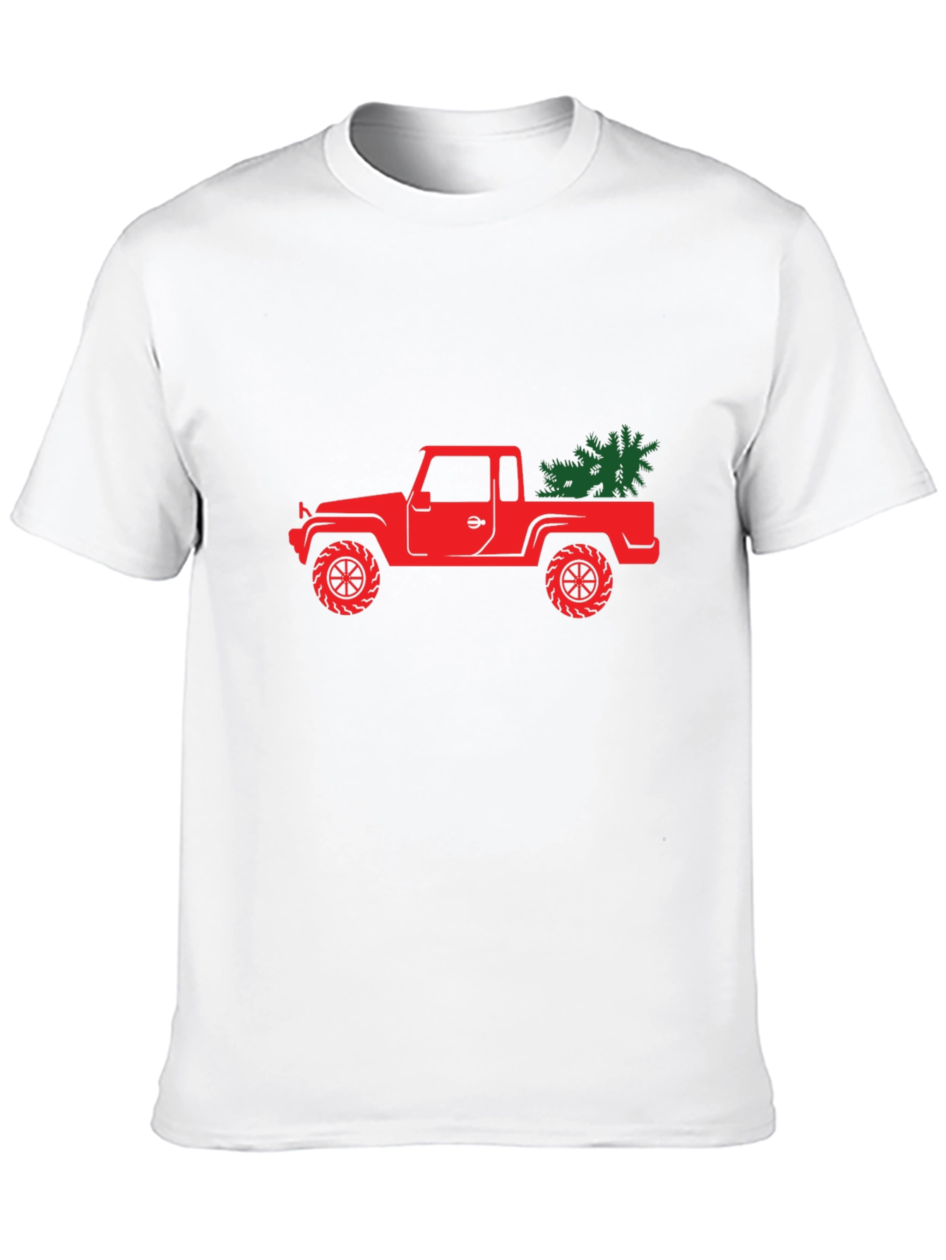 Red Truck Christmas Tree T-Shirt