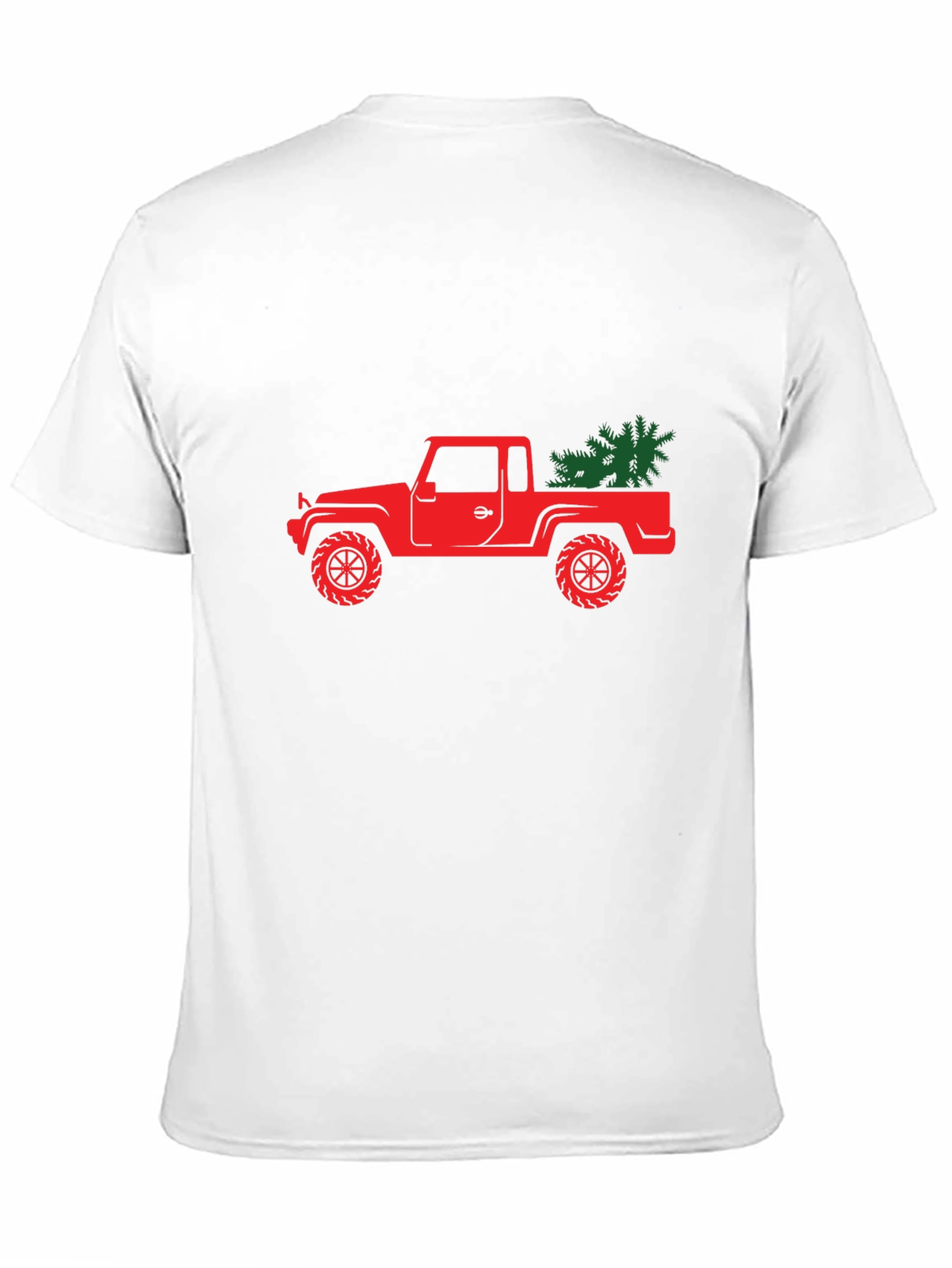 Red Truck Christmas Tree T-Shirt
