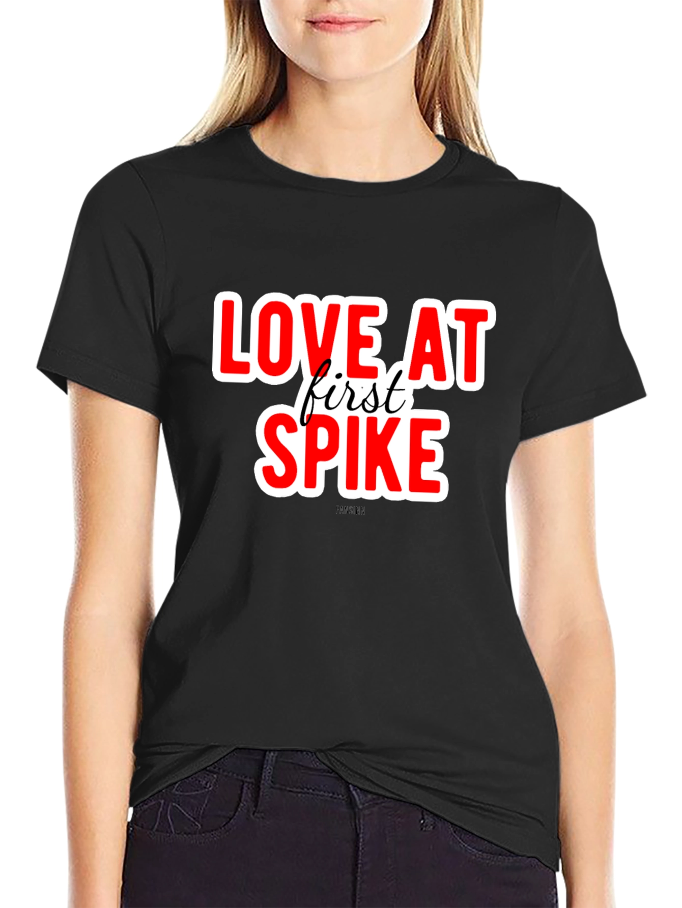 Love at First Spike Volleyball T-Shirt