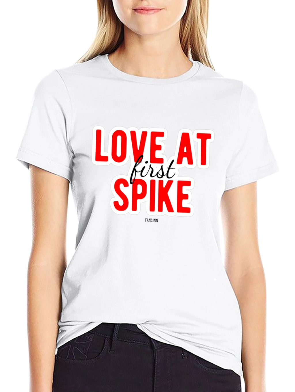 Love at First Spike Volleyball T-Shirt