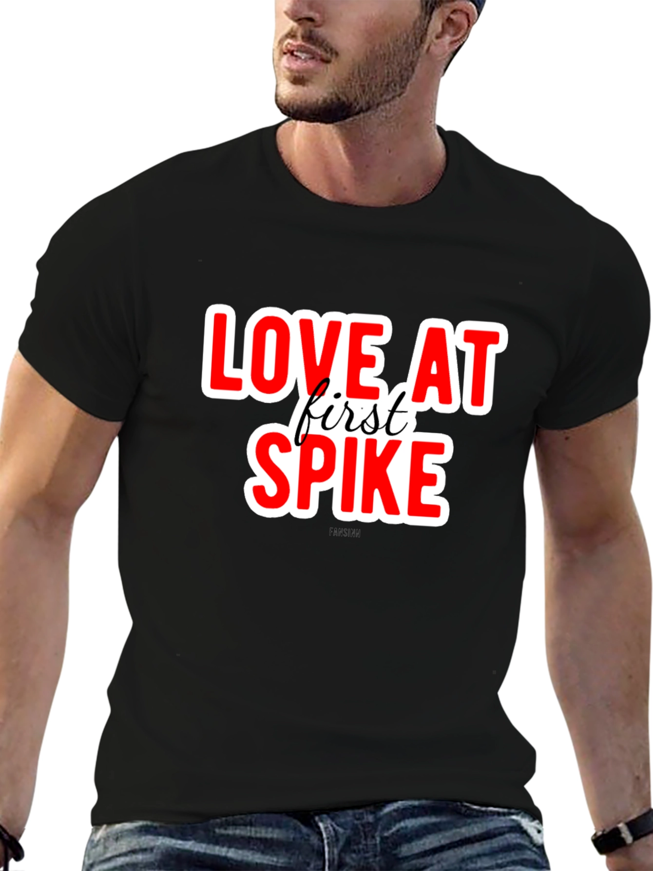 Love at First Spike Volleyball T-Shirt
